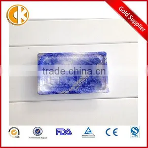 Blue Square Compartment Plastic Food Serving Trays Trays Disposable for Restaurants thumbnail-1