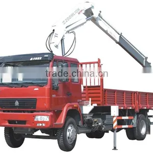 NEW Sinotruk HOWO Mounted Crane Loading 30TCargo Truck With Crane thumbnail-3