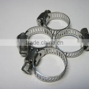 Wells CE Hardware Polished SS304 Stainless 316 Hose Clamps for Pipeline thumbnail-1