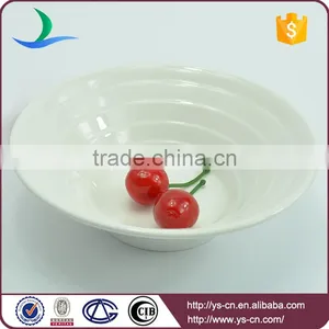 Wholesale Custom White Ceramic Noodle Bowl thumbnail-3
