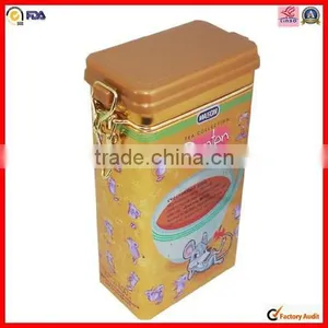 Rectangle Airtight Wholesale Coffee Tin Box thumbnail-1