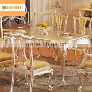 Antique Luxury Wooden Dining Table thumbnail-1