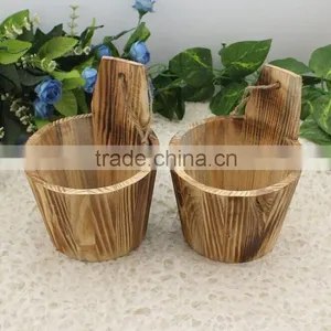 Custom Made Small Wooden Rice Bucket thumbnail-1