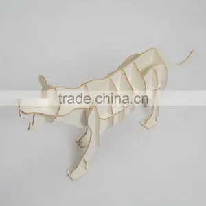 Wood Carving Living Tiger Shape Arts Design, Yiwu Factory Direct Wholesale Price With Good Quality thumbnail-3