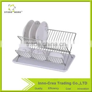 Full Metal Oblique Kitchen Dish Rack thumbnail-1
