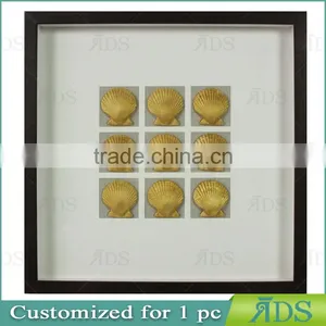 Modern Art Home Decoration Art Unique Seashell Shadow Boxes thumbnail-2