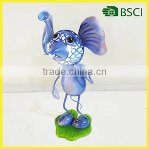 YS14701 Metal Elephant Craft Solar Powered Decoration Garden Balls Light thumbnail-1