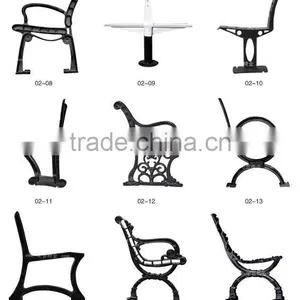 Upmarket Outdoors Ganden Park Cast Iron Bench Legs in China thumbnail-6