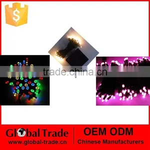 Four Mixed Color/ Pink 100LED Noncrystalline Solar Light String G0084 thumbnail-1