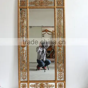 Baroque Mirror Frame Rectangular Bathroom Mirrors thumbnail-2