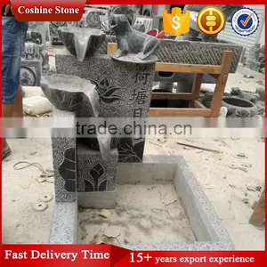Unique Artificial Engraving Garden Stone Water Fountain thumbnail-3
