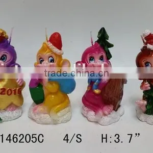 2016 New Design 12 Zodiac Type Monkey Candle thumbnail-1