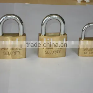 Polished Brass Padlock thumbnail-1