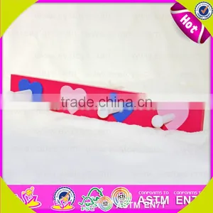 Wholesale Eco-friendly Wooden Kids Coat Hook Convenience Wooden Kids Coat Hook High Quality Wooden Kids Coat Hook W09B021 thumbnail-3