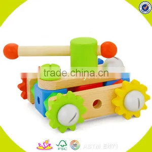 2017 Wholesale Cartoon Baby Wooden Screw Toy W03C020 thumbnail-4