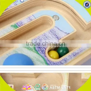 Wholesale Popular Kids Wooden Toy Maze Top Fashion Children Wooden Toy Maze W11H013 thumbnail-5