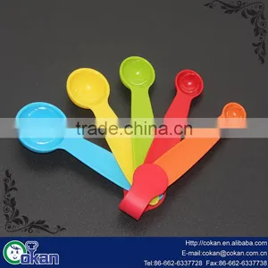 New Design 5pcs Plastic Measuring Spoon Set CK-S044 thumbnail-1