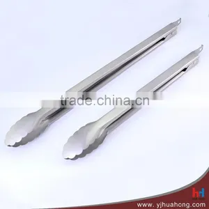 16" High Quality Locking Stainless Steel Cooking Tongs,serving Tongs,food Tongs thumbnail-1