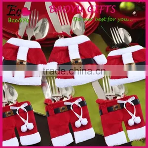 2016 HOT Selling Christmas Cutlery Holder Christmas Decoration Tableware Bag thumbnail-1