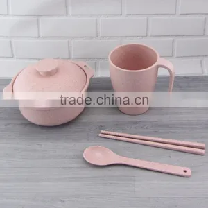 New Product Food Grade Wheat Straw Tableware Bowl thumbnail-4