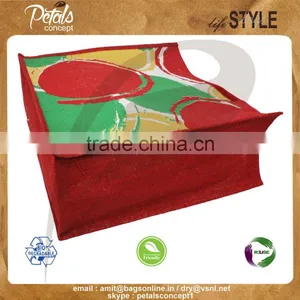 PP Laminated Jute Tote Bag With Cotton Web Handle thumbnail-4