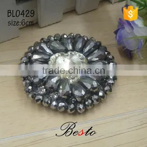6CM China Factory Direct Lady Accessory Bead Rhinestone Applique thumbnail-2