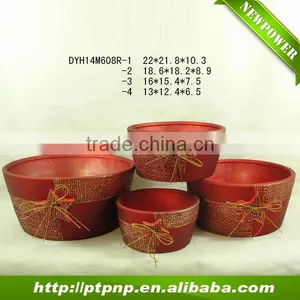 Christmas Small Ceramic Flower Water Can thumbnail-1