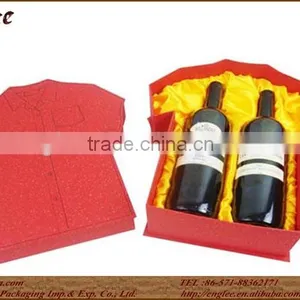 Clothe Shape Cardboard Wine Box for Bottles Packaging thumbnail-1