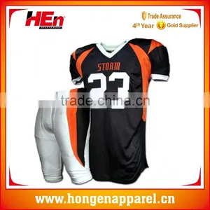 Hongen Apparel Dongguan Digital Print American Rugby Jersey , American Football Jersey, American Rugby Uniforms thumbnail-1