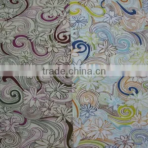 100% Cotton Voile Ladies Printed Fashion Fabric de Coton Tissu de Voile Suisse thumbnail-1