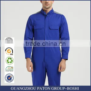 Wholesale Blue Color 100 Cotton Mechanic Working Coverall thumbnail-1