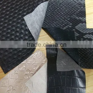 B Grade Pvc Artificial Leather Stocklot for Shoes and Bags thumbnail-2