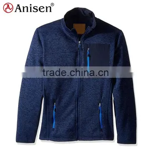 Pacific Casual Hiking Mens Sweater Fleece Jacket With Chest Pocket thumbnail-3