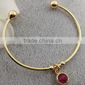Latest Design Daily Wear Bangle Double Wire Screw Bangle High Polish Zinc Alloy Bracelet Bangle thumbnail-6
