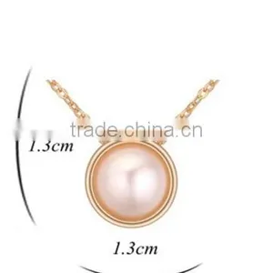 High End Semi-precious Pearl Pendant Necklace Fashion Natural Pearl Pendant Necklace for Her Gifts thumbnail-3