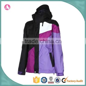 Ladies Cheap Multi Colors Outdoor Waterproof Shiny Nylon Jacket Design thumbnail-1