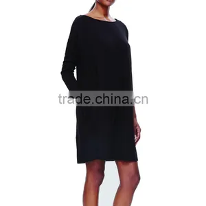 Lady Fabric Designer One Piece Dress Long Sweater Dress Women thumbnail-1