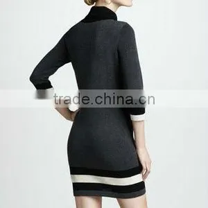 New Arrival Fashion Block Pencil Dress 3041 thumbnail-2
