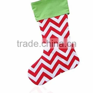 Wholesale Cheap Stock Personalised Canvas Christmas Stocking thumbnail-1