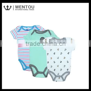 Kids Wear Organic Cotton Baby Romper Boy Sleeper thumbnail-6