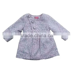 Round Collar Wool Fancy Girl Baby Coat thumbnail-1