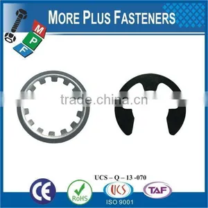 Made in Taiwan Stainless Steel 1-9/16" External Retaining Ring Black Oxide thumbnail-1