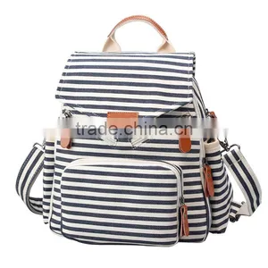 2017 Stripe Print Adult Style Western Diaper Bag for Mongram thumbnail-1