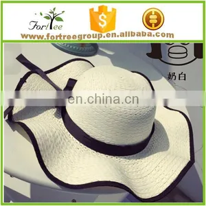 Wholesale Fashion Summer Women Panama Beach Hat thumbnail-5