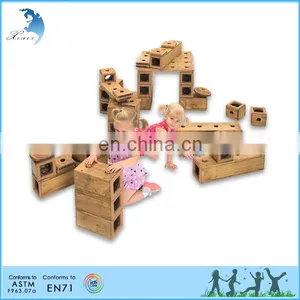 Children Eco-fashion Wood Montessori Training Blocks Toys thumbnail-1