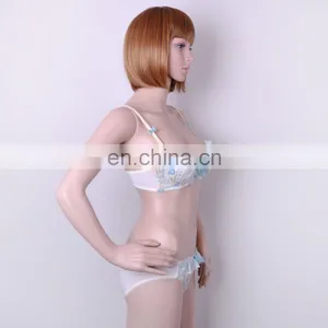 Best Selling Custom Made Cute Girl Blue Bow Tie Woman Sexy Lingerie Plus Size thumbnail-3