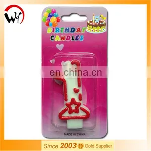 Amazing 1st Birth Party Star Number Candle thumbnail-1