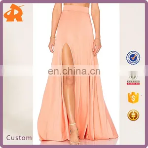 Women Office Work Wear Skirts Pleated Mid Spring 2016 Female High Waist Long Skirt thumbnail-1