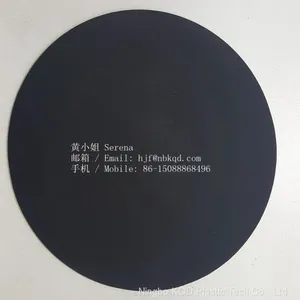 0.6mm Black Hypalon Coated Polyester Fabric for Tactical Vest thumbnail-1
