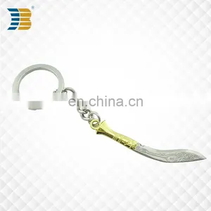 Dagger Shape Wholesale Custom Made Metal Keychain thumbnail-3
